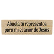 Load image into Gallery viewer, Abuela representos el amor de Jesús Spanish Wood Decor

