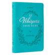 Load image into Gallery viewer, Personalized Devotional He Whispers Your Name Faux Leather Turquoise
