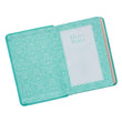 Load image into Gallery viewer, Personalized Custom Text Your Name KJV Holy Bible COMPACT Faux Leather Tiffany Blue King James Version
