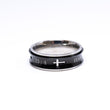 Load image into Gallery viewer, Fear Not Psalm 23:4 - Men's Spinner Ring
