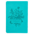 Load image into Gallery viewer, Personalized Devotional He Whispers Your Name Faux Leather Turquoise
