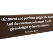 Load image into Gallery viewer, Proverbs 27:9 Friends Give Hearty Councel Wood Decor
