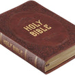 Load image into Gallery viewer, Personalized KJV Medium Brown Faux Leather Compact Bible
