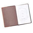 Load image into Gallery viewer, Personalized Journal Custom Text Soar On Wings Like Eagles Classic LuxLeather Journal Brown/Tan
