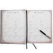 Load image into Gallery viewer, Personalized Bible Custom Text Dark Brown Faux Leather Hardcover King James Version Family Bible
