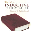 Load image into Gallery viewer, Personalized Bible Custom Text Your Name NASB New Inductive Study Bible Milano Softone Burgundy
