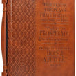 Load image into Gallery viewer, Jeremiah 29:11 Faux Leather Two-Tone Personalized Bible Cover for Women

