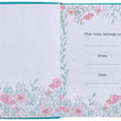 Load image into Gallery viewer, Personalized In The Light of His Glory Gift Book for Women Teal Faux Leather Flexcover
