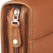 Load image into Gallery viewer, Faith Grain Faux Leather Saddle Tan Personalized Bible Cover For Women
