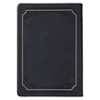 Load image into Gallery viewer, Personalized Journal Custom Text Your Name Be Strong and Courageous Black Classic Journal with Zippered Closure - Joshua 1:9
