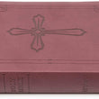 Load image into Gallery viewer, Personalized NIV Compact Bible Burgundy LeatherSoft w/Cross
