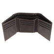 Load image into Gallery viewer, Best Dad Brown and Tan Genuine Leather Trifold Wallet
