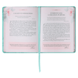 Load image into Gallery viewer, Personalized Custom Text Your Name Here I Am, Lord Devotional Teal Faux Leather
