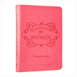 Load image into Gallery viewer, Personalized Custom Text Your Name One-Minute Devotions for Women Devotional Pink Faux Leather
