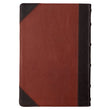 Load image into Gallery viewer, Personalized KJV Holy Bible Thinline Large Print Brown and Caramel Premium Full Grain Leather
