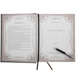 Load image into Gallery viewer, Personalized Bible Custom Text Dark Brown Faux Leather Hardcover King James Version Family Bible
