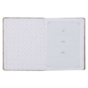 Daily Hope for a Women's Heart Taupe Faux Leather Devotional - Sarah Beth Marr